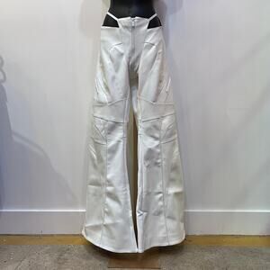 Namilia Arctic Moto Thong Pants White Medium NWT